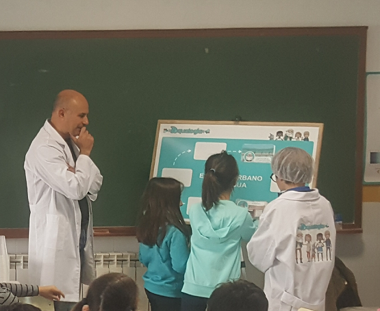 Ir a la noticia Aquanex enseña a 180 escolares de Don Benito cómo hacer un buen uso del agua